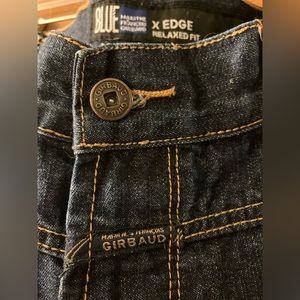 Marithe Francois girbaud dark denim jeans relaxed leg Men’s size 34.